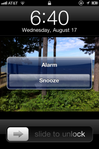 iPhone Alarm