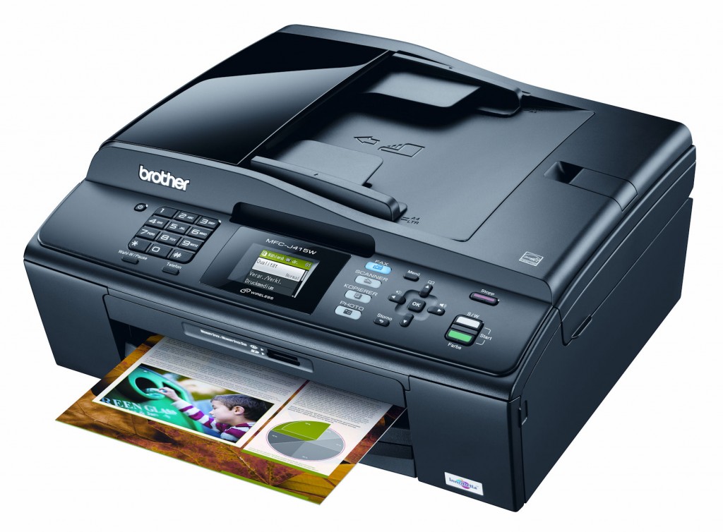 Brother printers require all color cartridges to print black and white